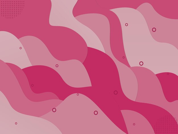 Vector abstracto onda onda colorida página de aterrizaje diseño vectorial de fondo plano