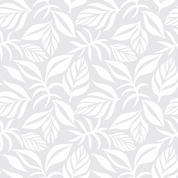 Vector abstracto orgánico patrón sin costuras gris claro fondo de diseño de la naturaleza