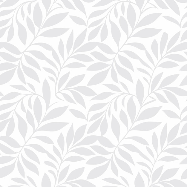 Vector abstracto orgánico patrón sin costuras gris claro fondo de diseño de la naturaleza