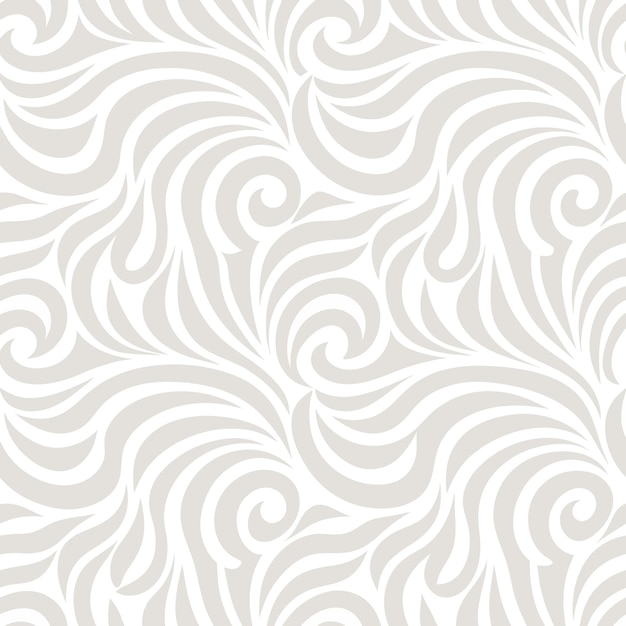 Vector abstracto orgánico patrón sin costuras gris claro fondo de diseño de la naturaleza