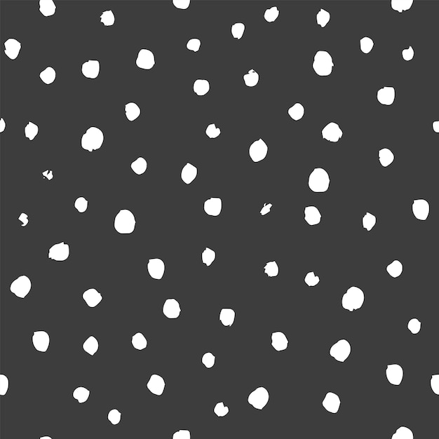 Vector abstracto de patrones sin fisuras puntos negros textura de fondo