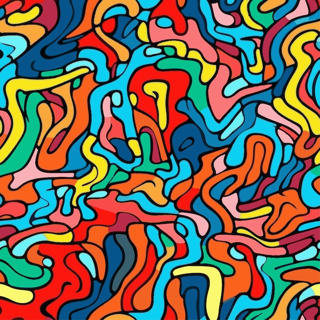 vector abstracto de patrones sin fisuras