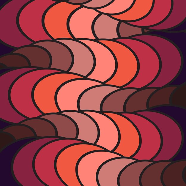 Vector abstracto rojo Gradiente de fondo en diseño plano