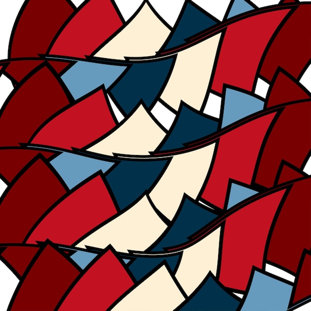 Vector abstracto rojo Gradiente de fondo en diseño plano