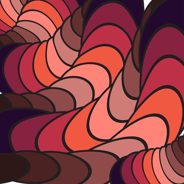 Vector abstracto rojo Gradiente de fondo en diseño plano