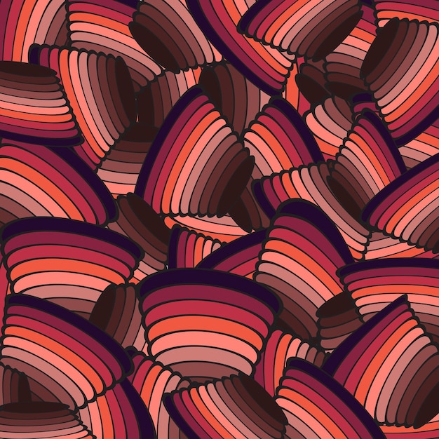 Vector abstracto rojo Gradiente de fondo en diseño plano