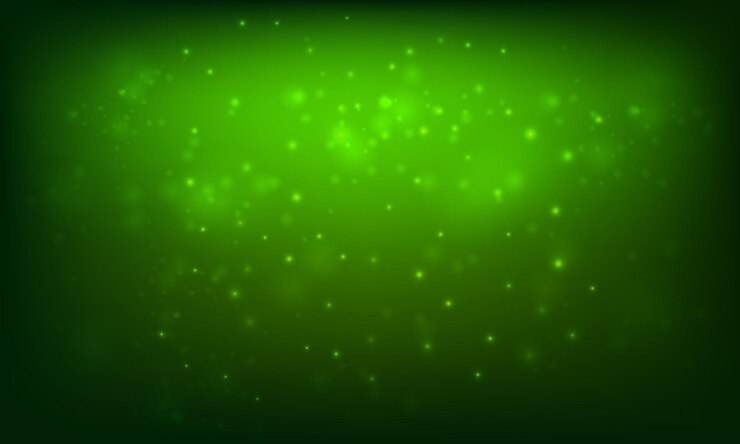 Vector vector abstracto verde bokeh luz brilla banner