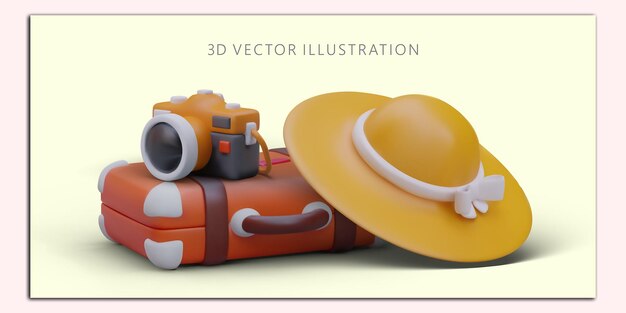 Vector de accesorios de rastreo 3D