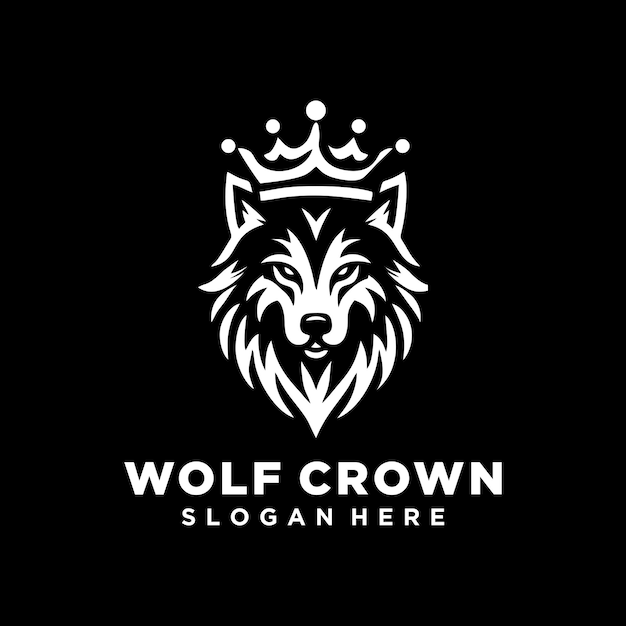 Vector de acciones del logotipo del lobo