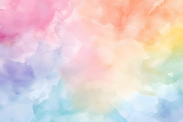Vector de acuarela con fondo abstracto de colores