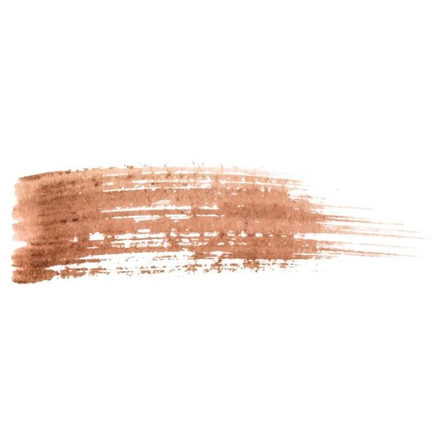 Vector acuarela pintada pincelada elemento de diseño dibujado a mano aislado sobre fondo blanco