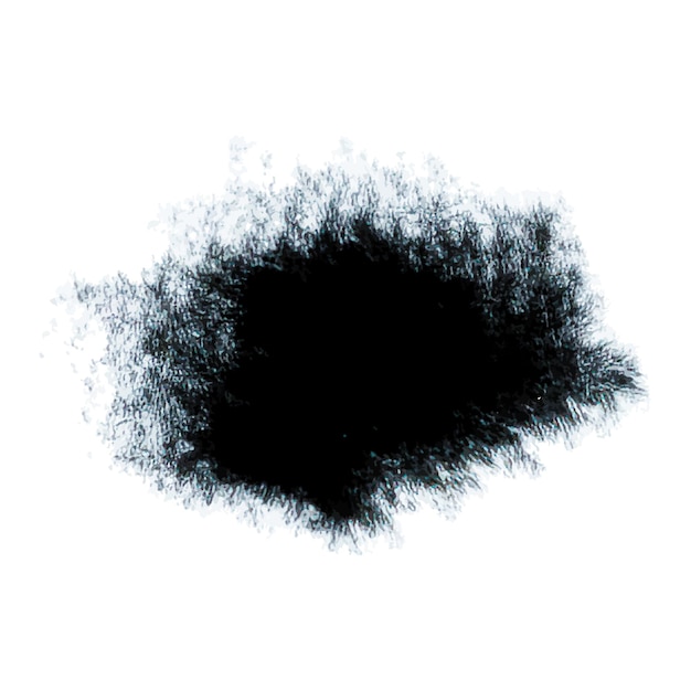 Vector acuarela pintada pincelada elemento de diseño dibujado a mano aislado sobre fondo blanco
