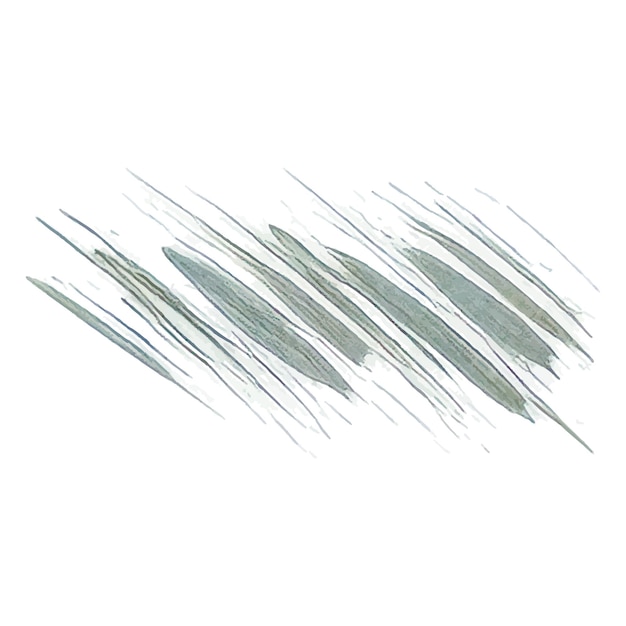 Vector acuarela pintada pincelada elemento de diseño dibujado a mano aislado sobre fondo blanco
