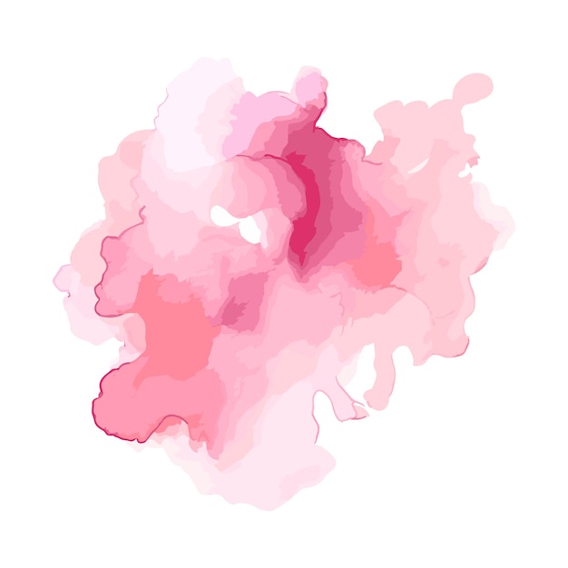 Vector de acuarela suave con manchas de salpicaduras de fondo