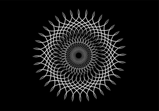 Vector de adorno de mandala