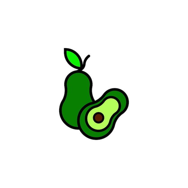 Vector de aguacate