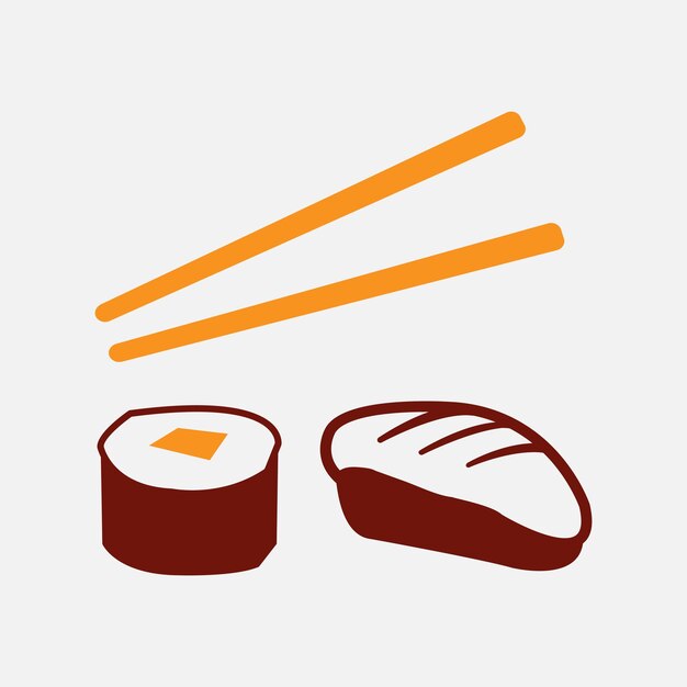 Vector de alimentos japonés icono 2