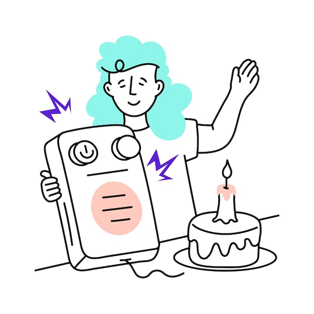 Vector de altavoz de música de color ilustración mínima archivo EPS 10