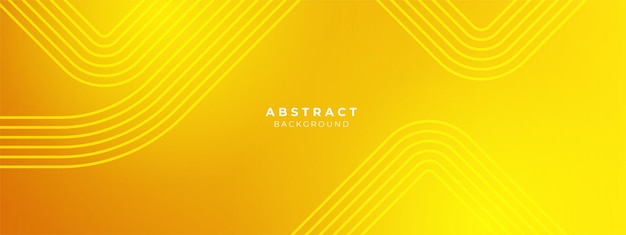 Vector amarillo formas geométricas ciencia abstracta concepto tecnológico de energía futurista imagen digital de rayos de luz rayas líneas con velocidad de luz y movimiento borroso sobre fondo tecnológico oscuro