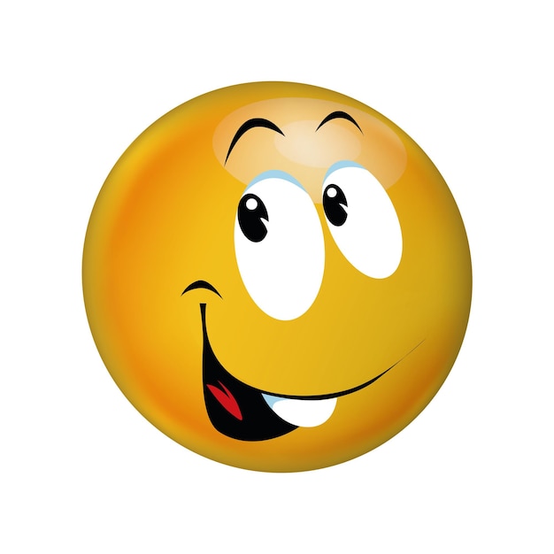 vector amarillo sonriente 2