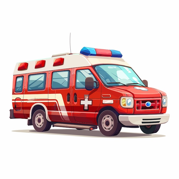 Vector_ambulanza_cochefunny_emergencia_transporte