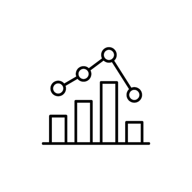 Vector analítico del conjunto de iconos del logotipo