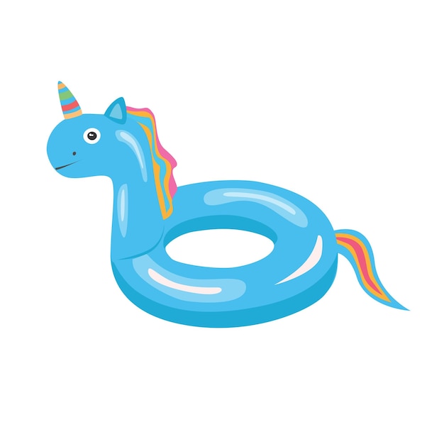 Vector de anillo de natación o flotador inflable