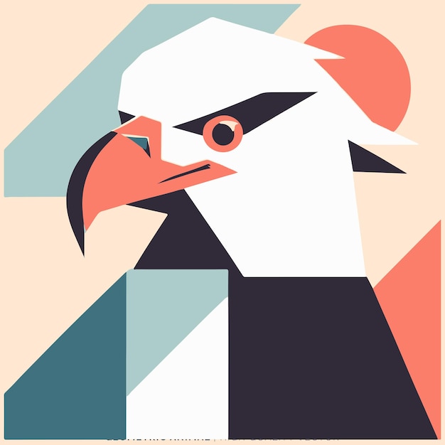 Vector de animales geométricos