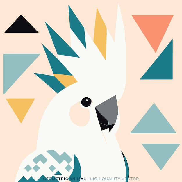 Vector de animales geométricos