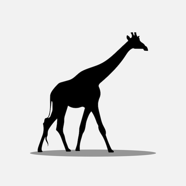 Vector de animales jirafa