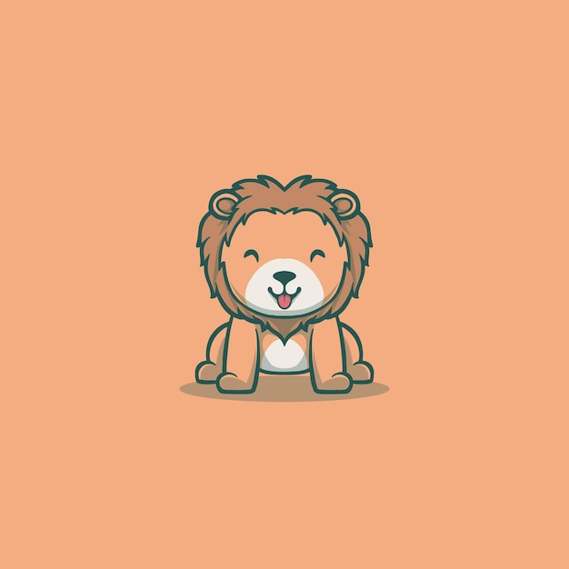VECTOR DE ANIMALES DE LEÓN LINDO