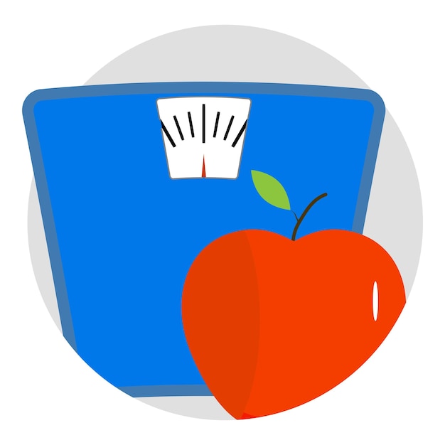 Vector de aplicación de icono de dieta