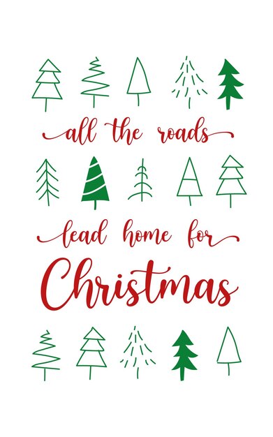 vector de árbol de Navidad simple