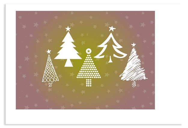 Vector del árbol de Navidad