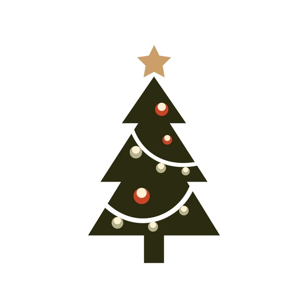 Vector de árbol de Navidad