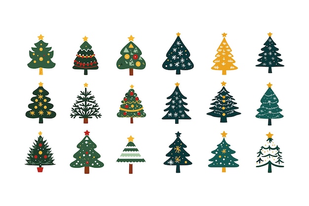 Vector de árbol de Navidad