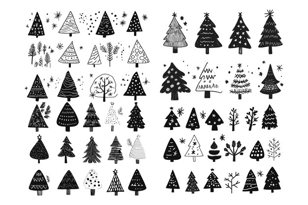Vector de árbol de Navidad
