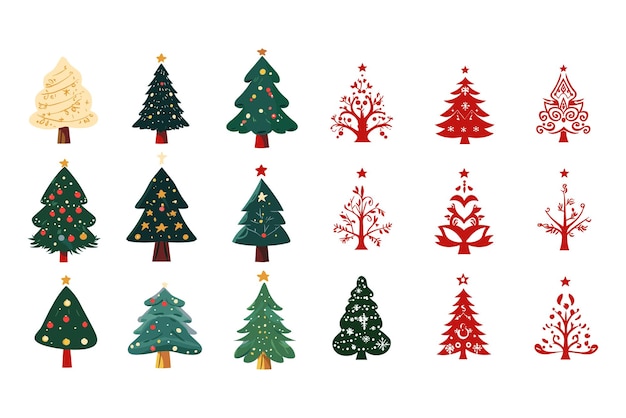 Vector de árbol de Navidad