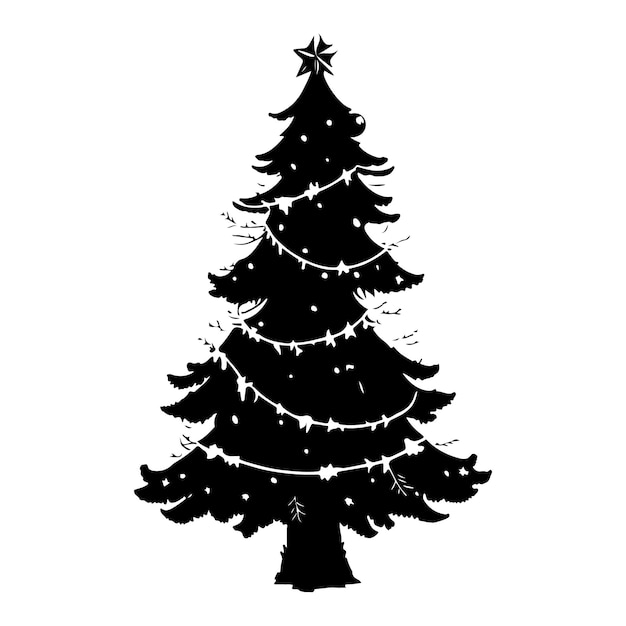 Vector de árbol de Navidad