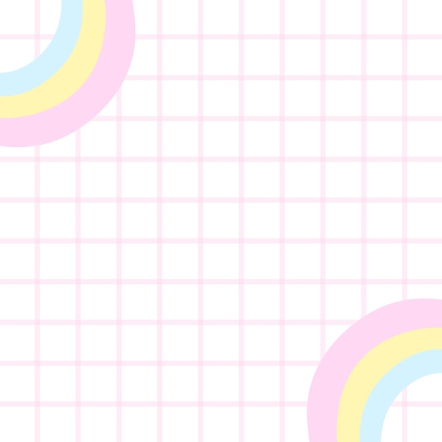 vector de arco iris de la cuadrícula de fondo