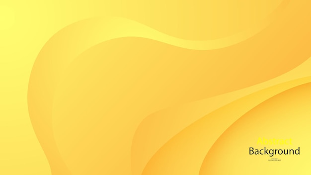 Vector de arte abstracto de fondo de color amarillo
