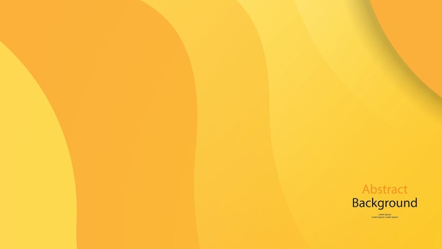 Vector de arte abstracto de fondo de color amarillo