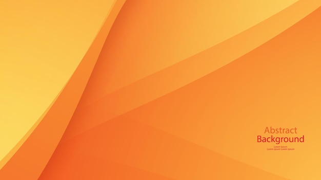 Vector de arte abstracto de fondo de color cálido y naranja