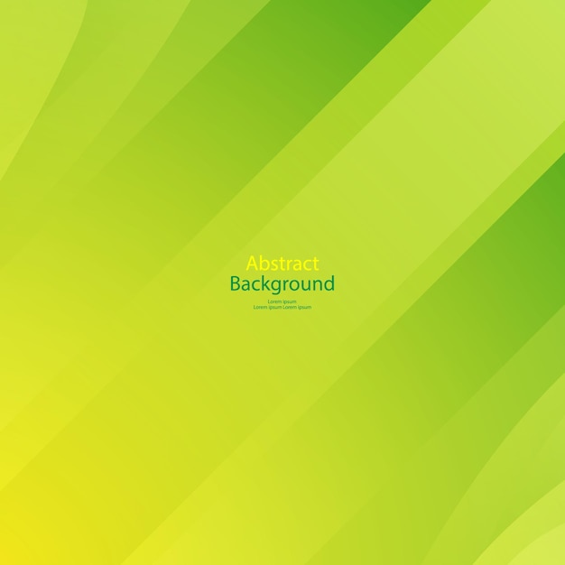 Vector de arte abstracto de fondo de color verde y amarillo