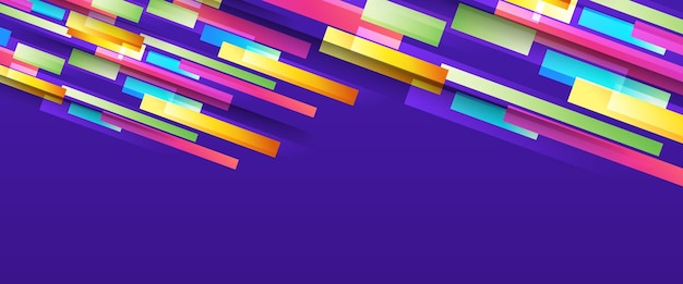 Vector de arte de banner abstracto moderno y simple con formas geométricas Para presentación de fondo fondo papel tapiz banner folleto diseño web y portada