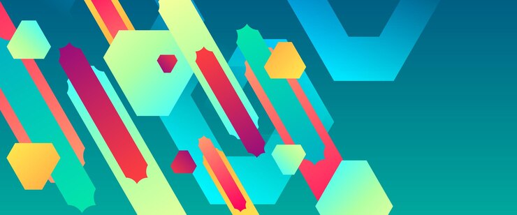 Vector vector de arte de banner abstracto moderno y simple con formas para presentación de fondo fondo papel tapiz banner folleto web diseño y portada