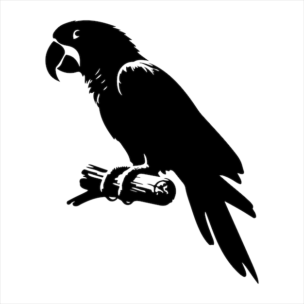 Vector de arte y gráfico de vector de color negro silueta de color blanco fondo