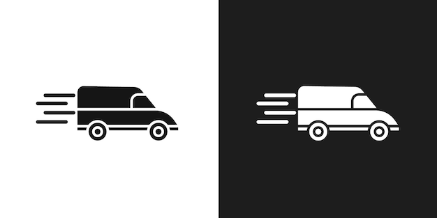 Vector de arte de línea de icono expreso