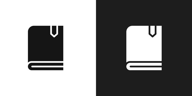 Vector de arte de línea del icono del marcador