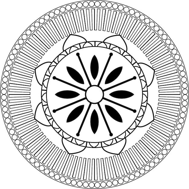 vector de arte mandala